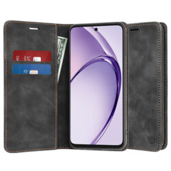 Husa piele Oppo A40 4G Techsuit Confy Cover, negru
