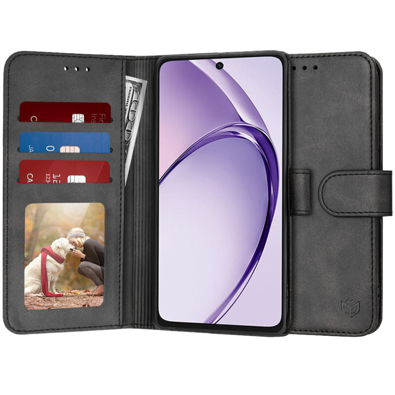 Husa 360 Oppo A40 4G Techsuit Diary Book, negru