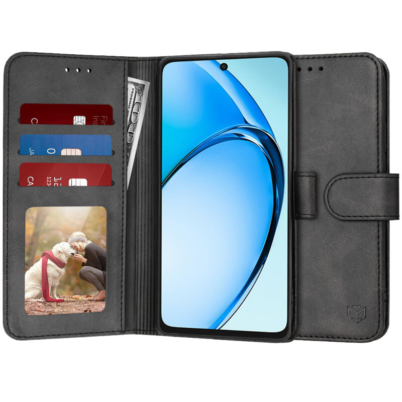 Husa 360 Oppo A60 5G Techsuit Diary Book, negru