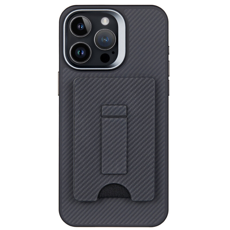 Portofel magnetic MagSafe 3 carduri Edizard, negru, EZ880101