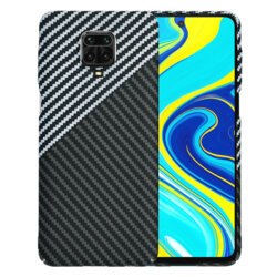 Husa Xiaomi Redmi Note 9S Techsuit Carbonite FiberShell, gri
