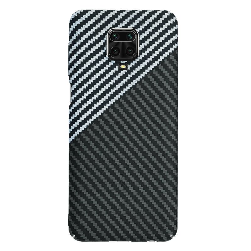 Husa Xiaomi Redmi Note 9S Techsuit Carbonite FiberShell, gri