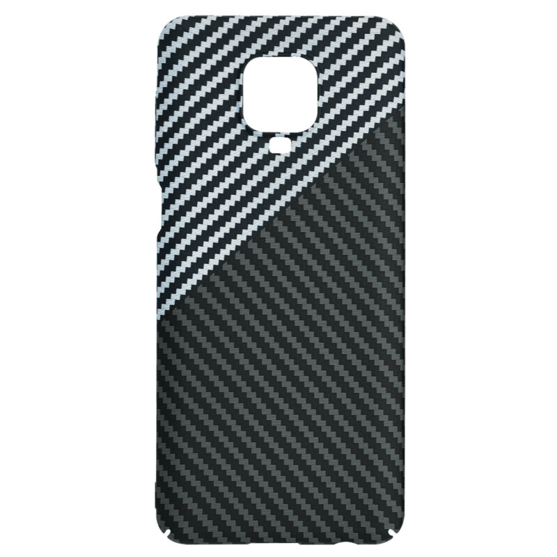 Husa Xiaomi Redmi Note 9S Techsuit Carbonite FiberShell, gri