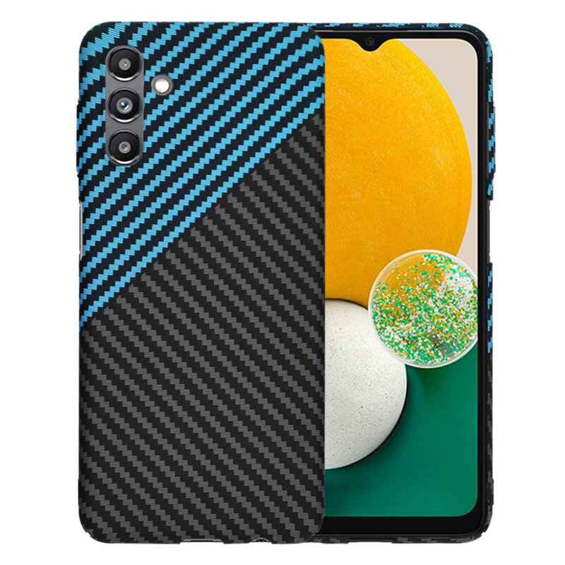 Husa Samsung Galaxy A04S Techsuit Carbonite FiberShell, bleu