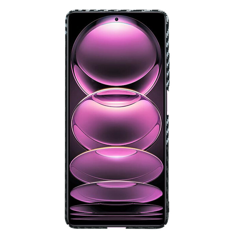 Husa Xiaomi Redmi Note 12 Pro 5G Techsuit Carbonite FiberShell, gri