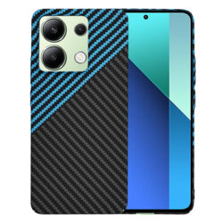Husa Xiaomi Redmi Note 13 4G Techsuit Carbonite FiberShell, bleu