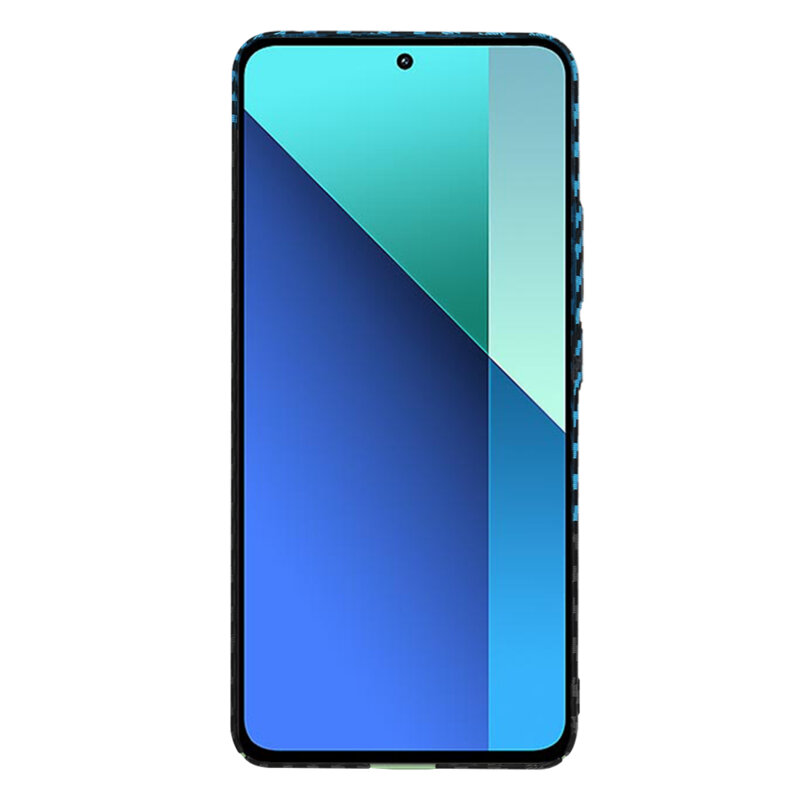 Husa Xiaomi Redmi Note 13 4G Techsuit Carbonite FiberShell, bleu