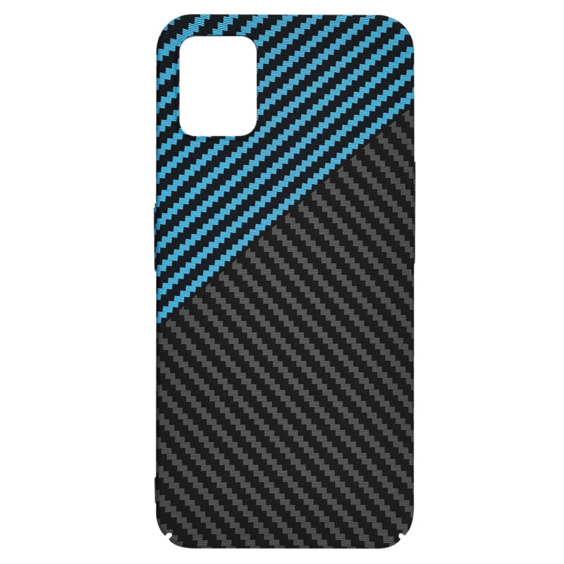Husa Nothing Phone (1) Techsuit Carbonite FiberShell, bleu