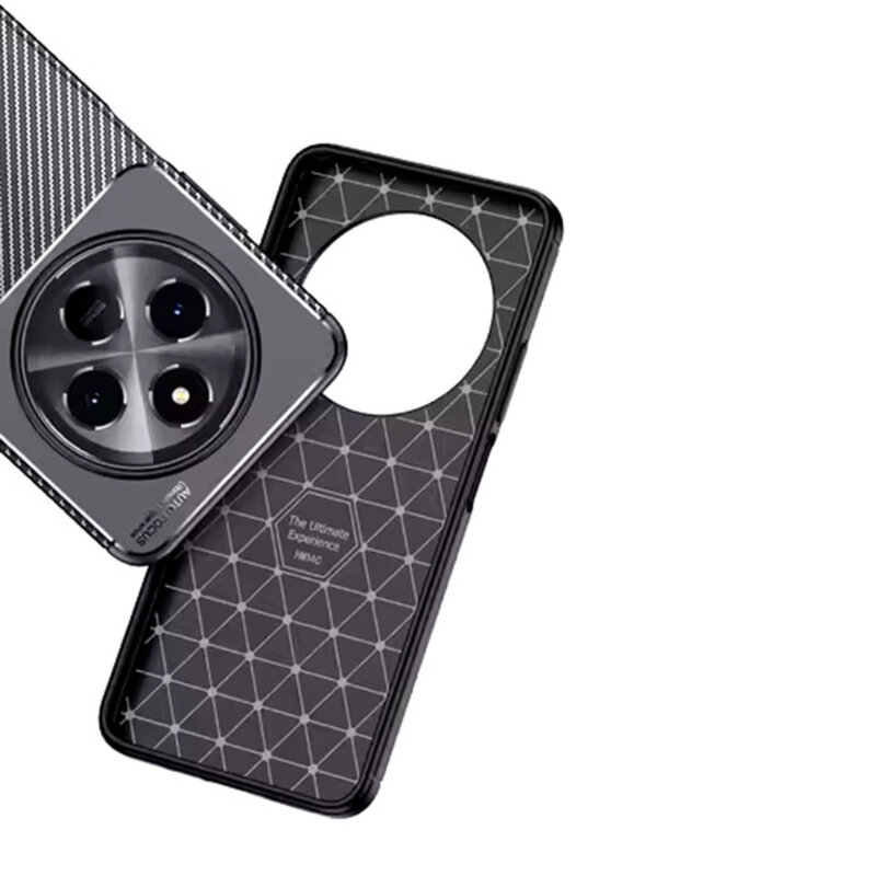 Husa Xiaomi Redmi 14C Techsuit CarbonFiber, negru