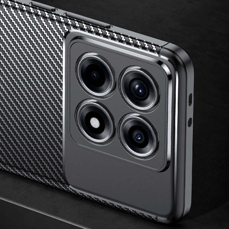 Husa Xiaomi 14T Techsuit CarbonFiber, negru