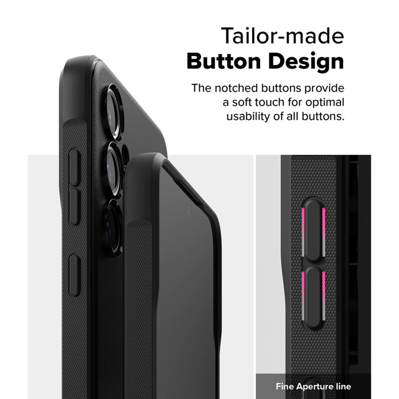 Husa Samsung Galaxy S24 FE Ringke Onyx, negru