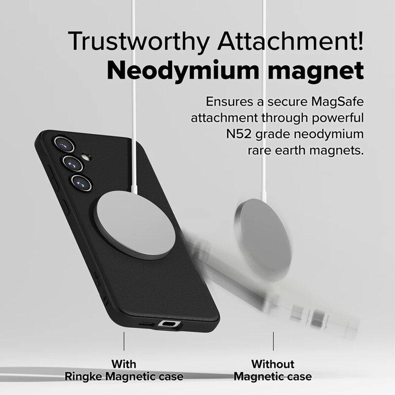Husa Samsung Galaxy S24 FE Ringke Onyx MagSafe, negru