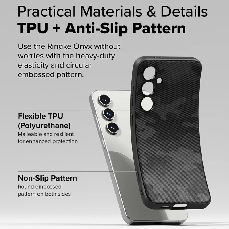Husa Samsung Galaxy S24 FE Ringke Onyx Design, camuflaj