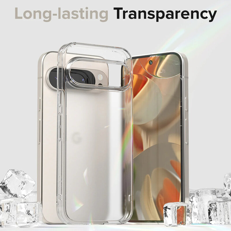 Husa Google Pixel 9 Ringke Fusion, transparenta mata