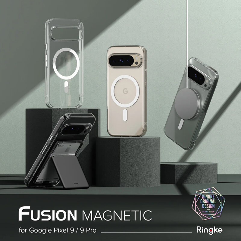 Husa Google Pixel 9 Pro Ringke Fusion, transparenta