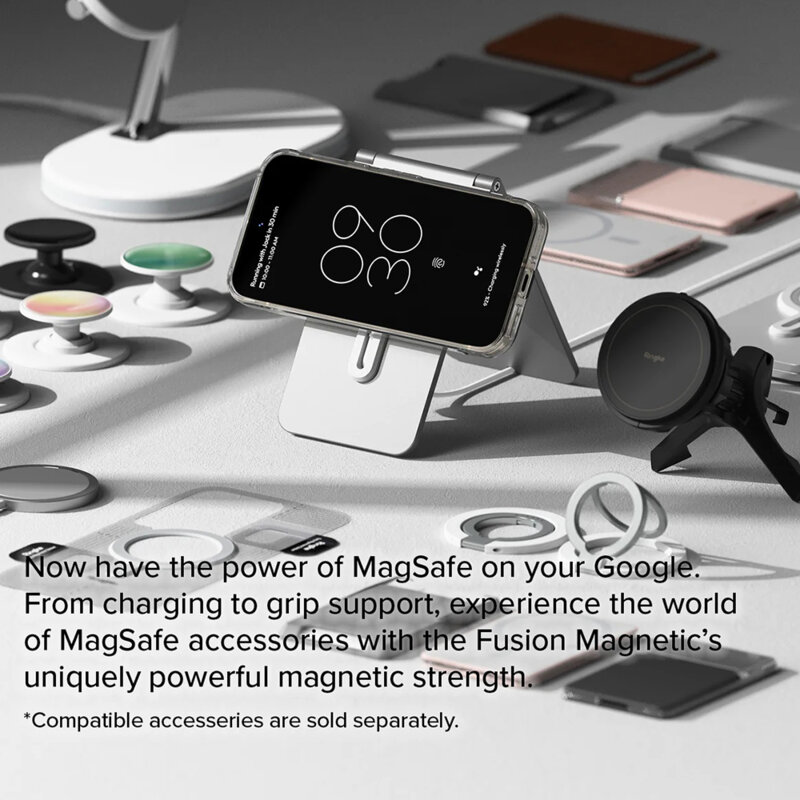 Husa Google Pixel 9 Pro XL Ringke Fusion MagSafe, transparenta