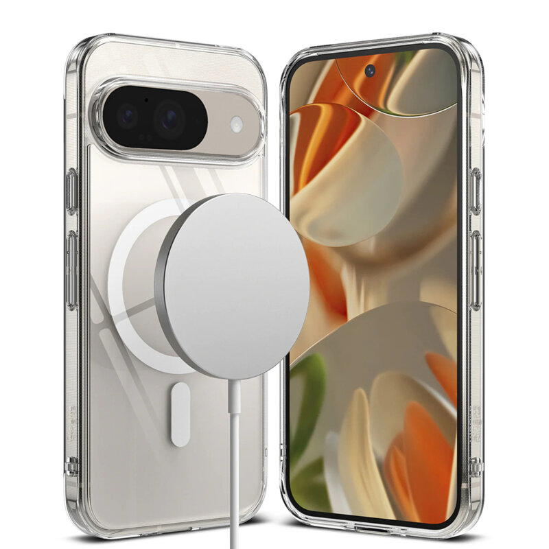 Husa Google Pixel 9 Ringke Fusion MagSafe, transparenta