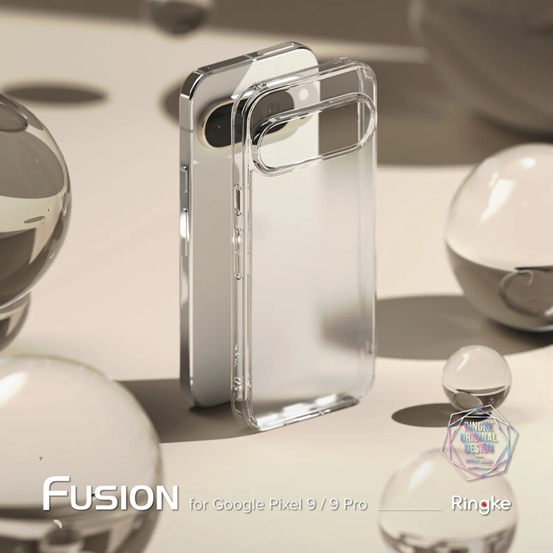 Husa Google Pixel 9 Pro XL Ringke Fusion, transparenta mata