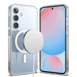 Husa Samsung Galaxy S24 FE Ringke Fusion MagSafe, transparenta