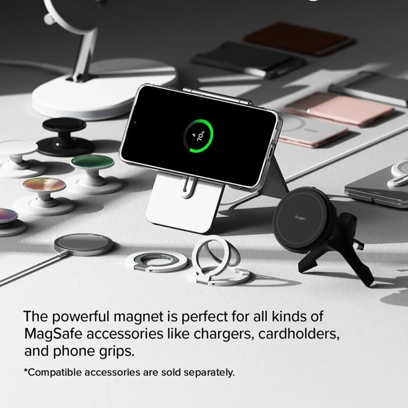 Husa Samsung Galaxy S24 FE Ringke Fusion MagSafe, transparenta