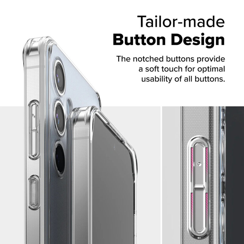 Husa Samsung Galaxy S24 FE Ringke Fusion, transparenta mata