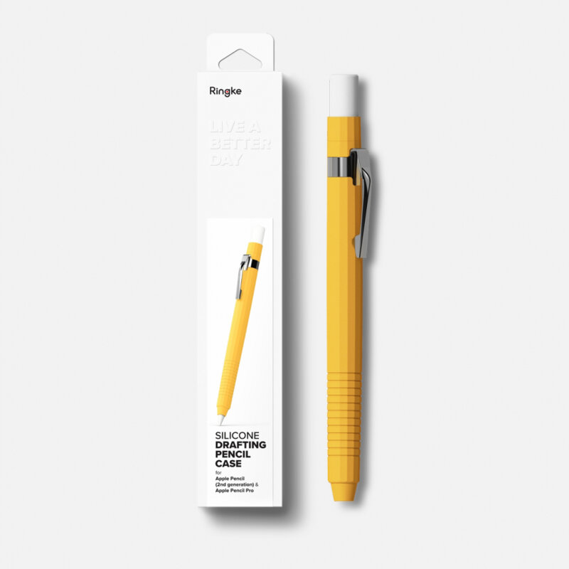 Husa Apple Pencil 2 premium din silicon Ringke, alb