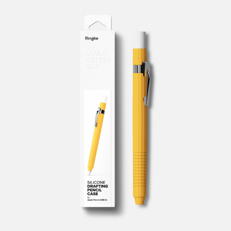 Husa Apple Pencil premium din silicon Ringke, roz