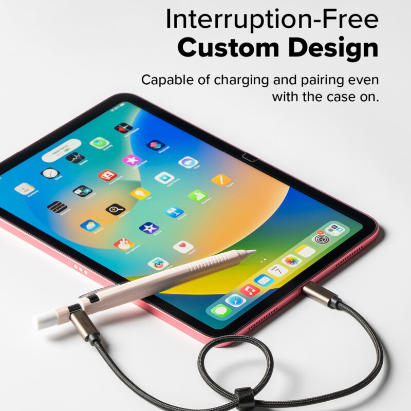 Husa Apple Pencil premium din silicon Ringke, alb