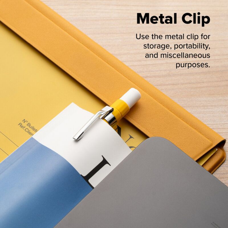 Husa Apple Pencil premium din silicon Ringke, alb