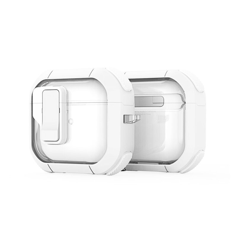 Husa Apple AirPods 4 Dux Ducis PECN Series, alb