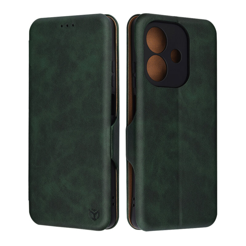 Husa 360° Oppo A60 5G Techsuit Safe Wallet Plus, verde