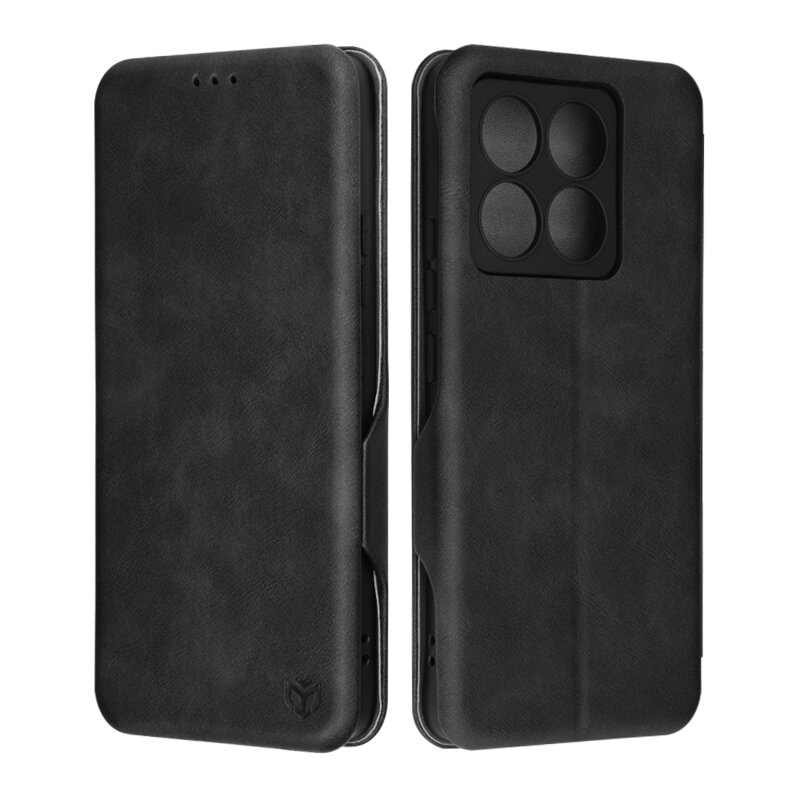 Husa 360° Xiaomi 14T Techsuit Safe Wallet Plus, negru