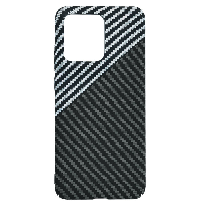 Husa Motorola ThinkPhone 25 Techsuit Carbonite FiberShell, gri