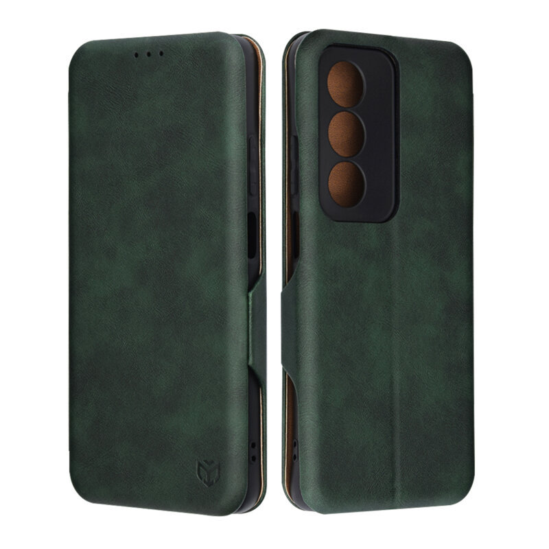 Husa 360° Oppo A80 5G Techsuit Safe Wallet Plus, verde