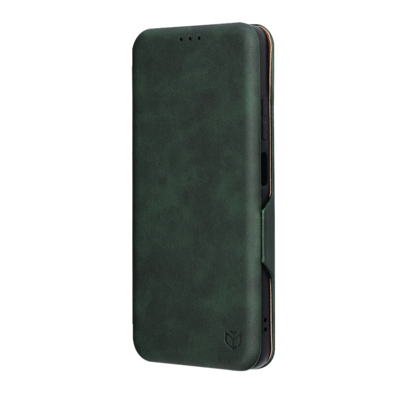 Husa 360° Oppo A80 5G Techsuit Safe Wallet Plus, verde