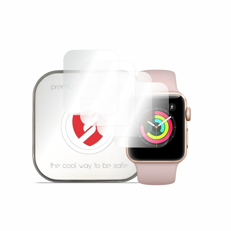 [Pachet 4x] Folie regenerabila premium Apple Watch 1 38mm Smart Protection Classic, transparenta