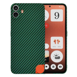 Husa Nothing CMF Phone 1 Techsuit Carbonite FiberShell, verde