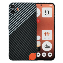 Husa Nothing CMF Phone 1 Techsuit Carbonite FiberShell, gri