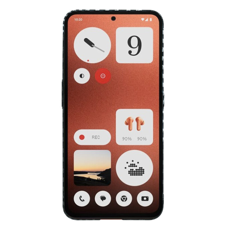 Husa Nothing CMF Phone 1 Techsuit Carbonite FiberShell, gri