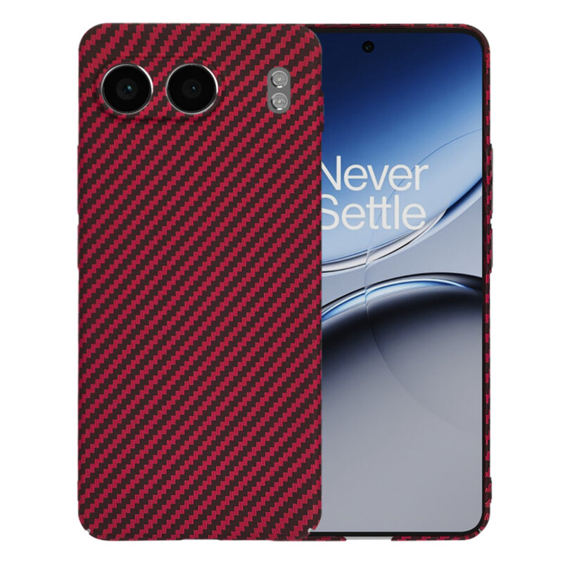 Husa OnePlus Nord 4 Techsuit Carbonite FiberShell, rosu