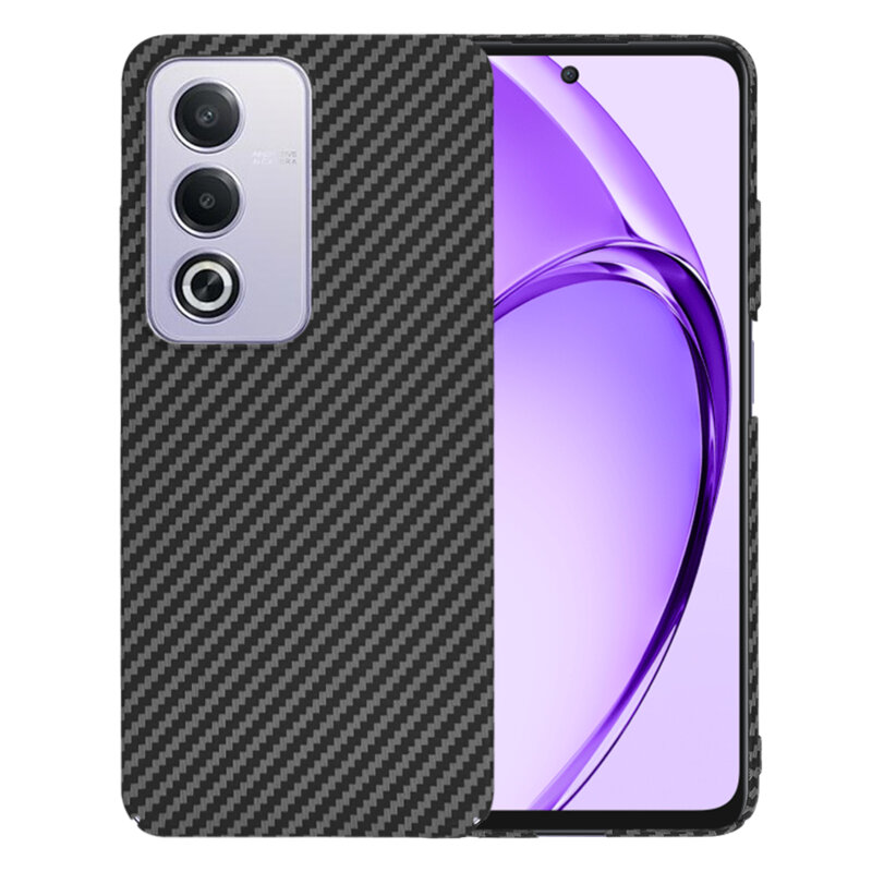 Husa Oppo A80 5G Techsuit Carbonite FiberShell, negru