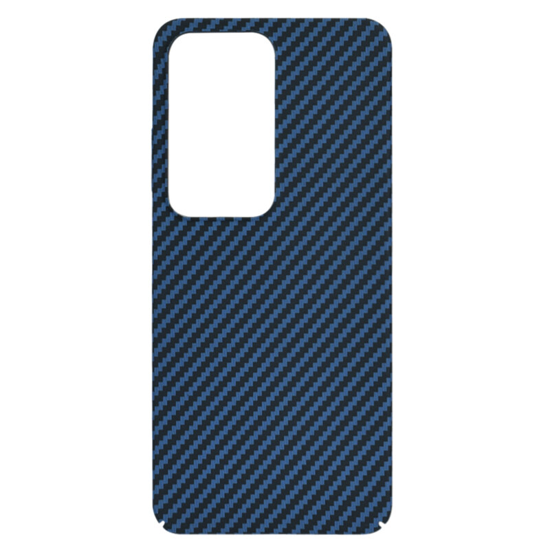 Husa Oppo A80 5G Techsuit Carbonite FiberShell, cyan