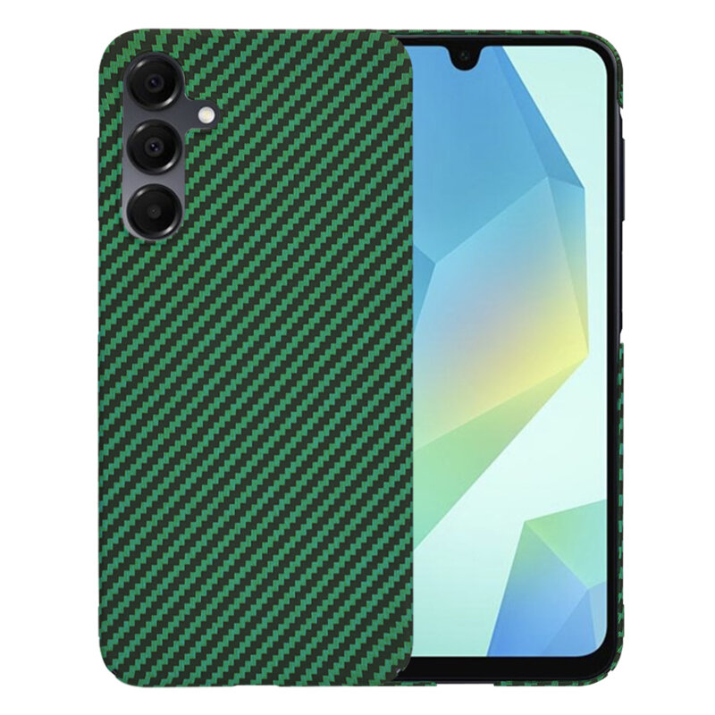 Husa Samsung Galaxy A16 Techsuit Carbonite FiberShell, verde