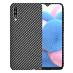 Husa Samsung Galaxy A50 Techsuit Carbonite FiberShell, negru