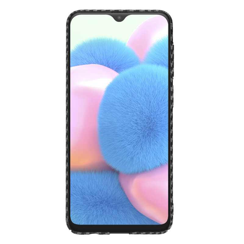 Husa Samsung Galaxy A50 Techsuit Carbonite FiberShell, negru