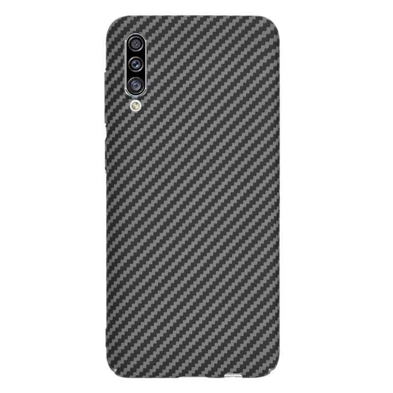 Husa Samsung Galaxy A50 Techsuit Carbonite FiberShell, negru
