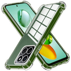 Husa Honor X7c Techsuit Shockproof Clear Silicone, transparenta