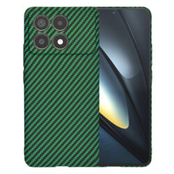 Husa Xiaomi Poco F6 Pro Techsuit Carbonite FiberShell, verde