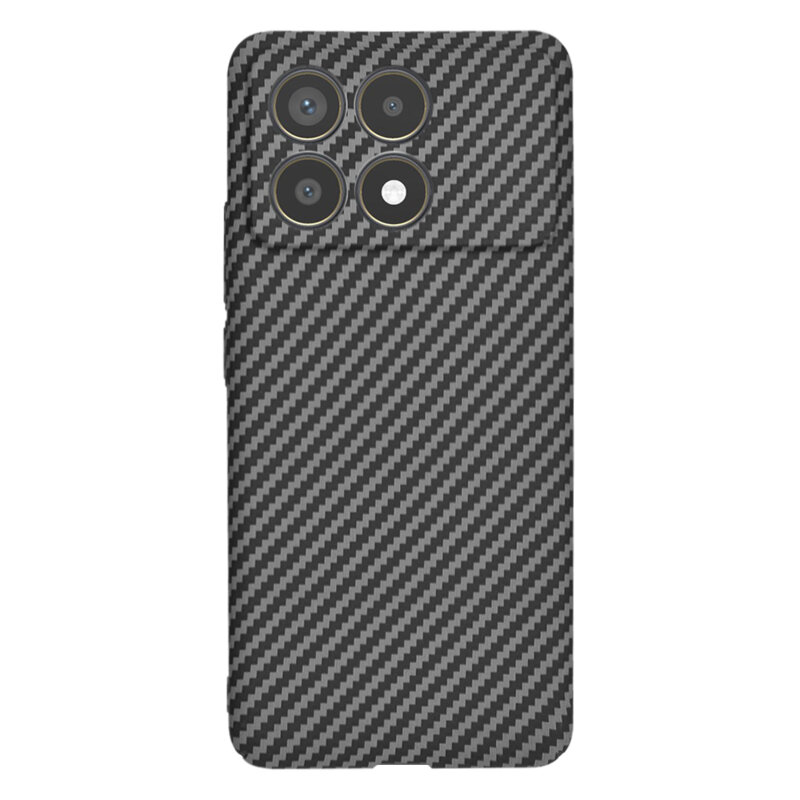 Husa Xiaomi Poco F6 Pro Techsuit Carbonite FiberShell, negru