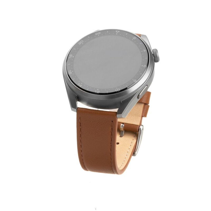 Curea Mobvoi TicWatch GTH Fixed Leather Strap, maro